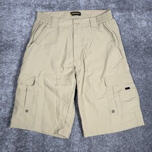 Stanley Shorts Men's 36‎ Beige Cargo Nylon Lightweight Utility Outdoor Nylon
